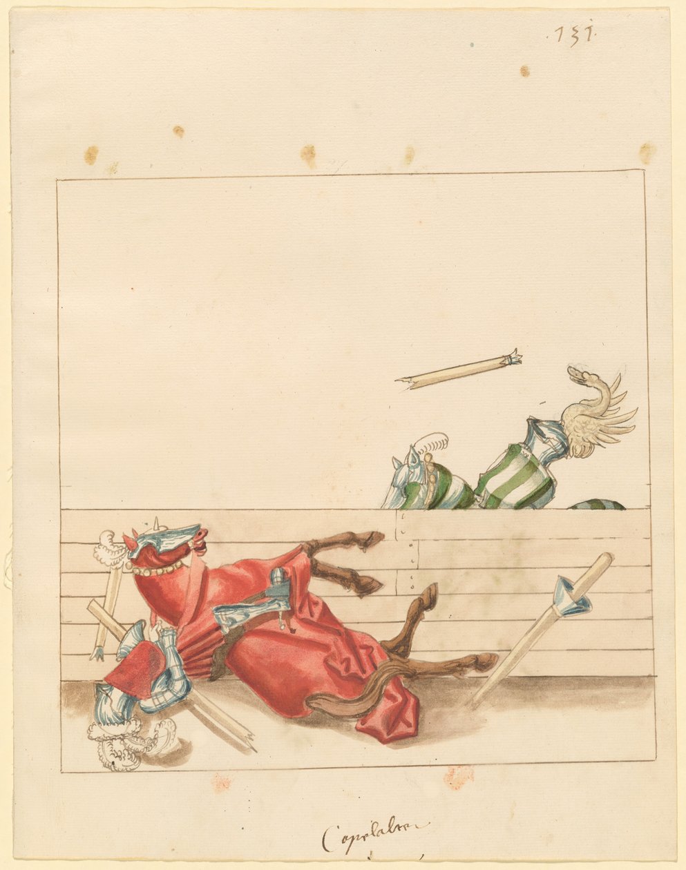 Italiensk Fredsdyst af German 16th Century