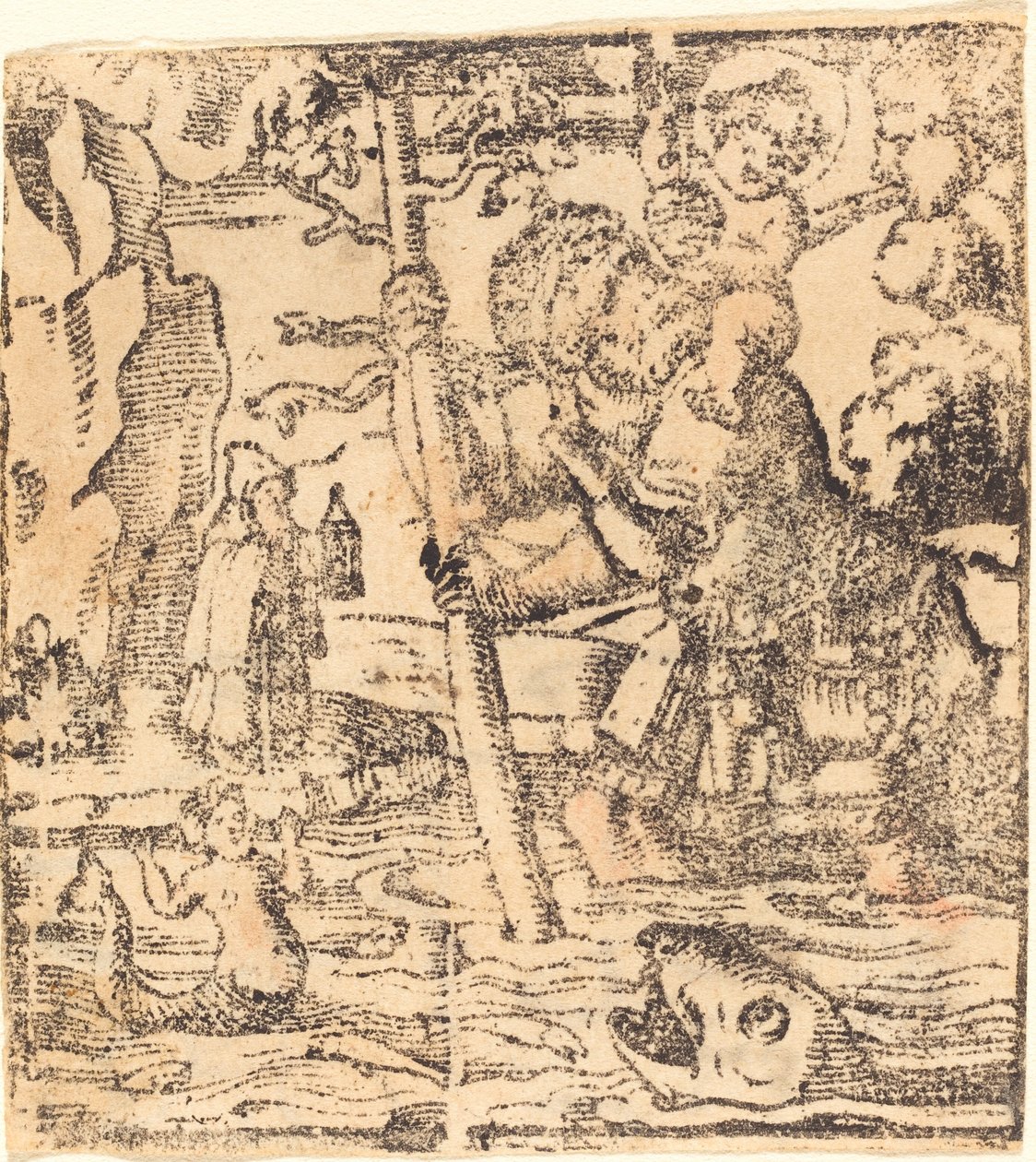 Sankt Christopher af German 16th or 19th Century