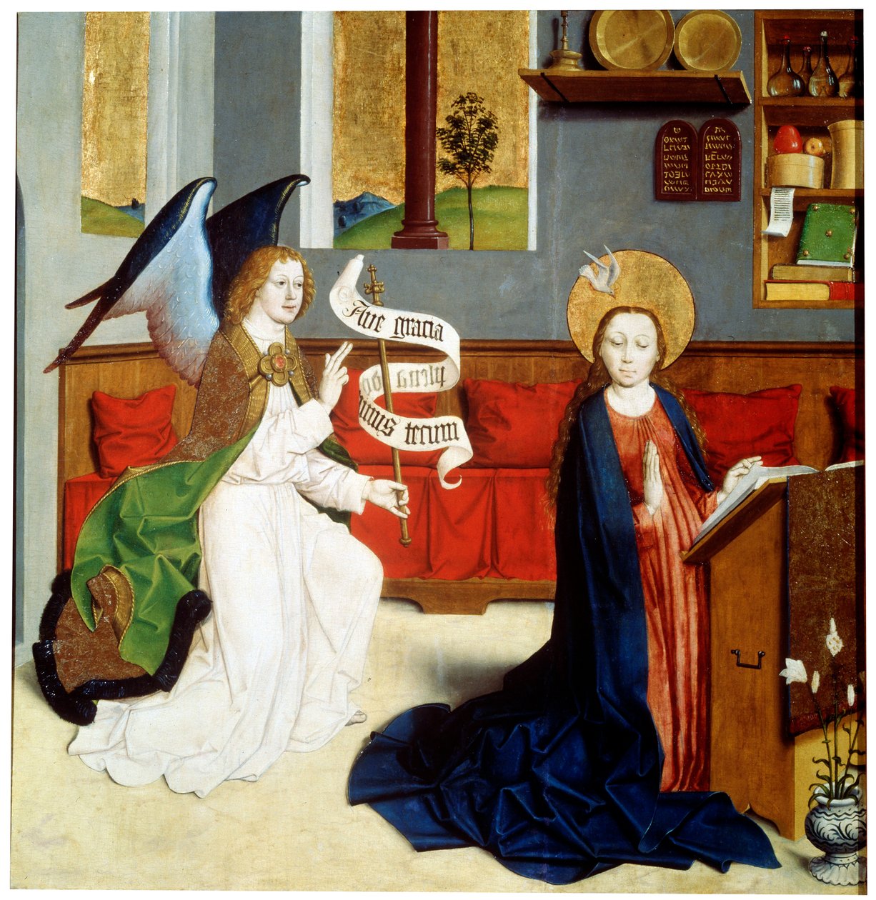 Bebudelsen, c1470-c1480 af German Master