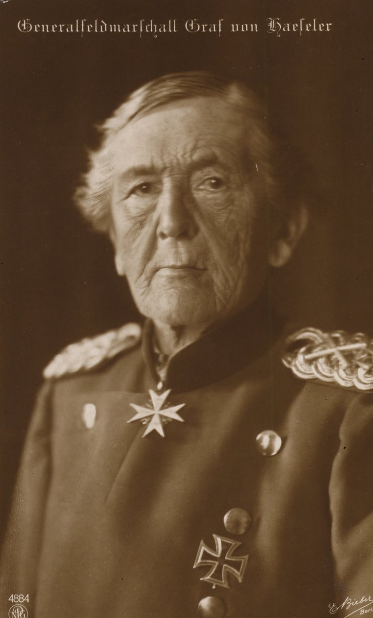 Feltmarskal grev von Haeseler (s/h-foto) af German Photographer