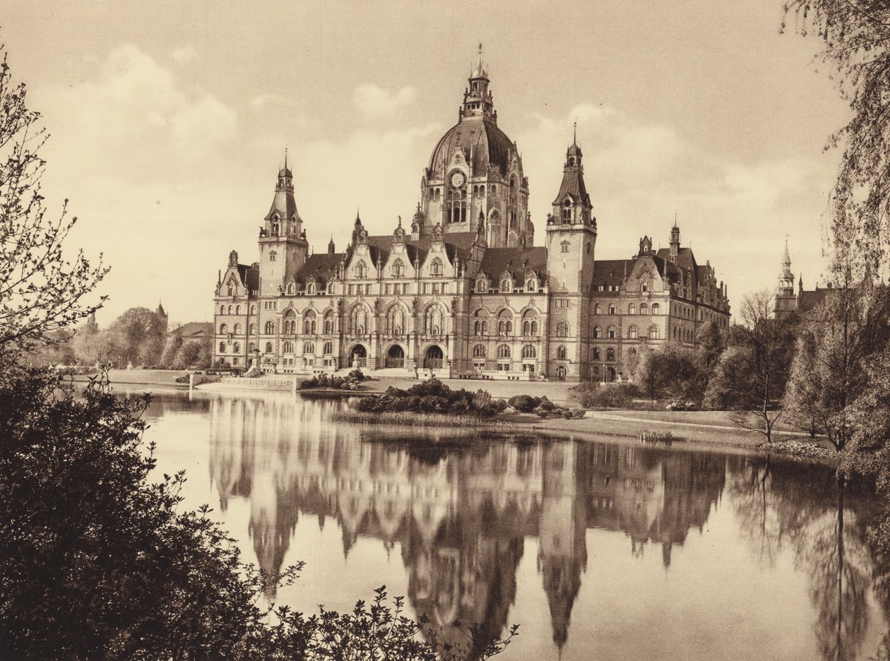 Det nye rådhus, Hannover (s/h-foto) af German Photographer