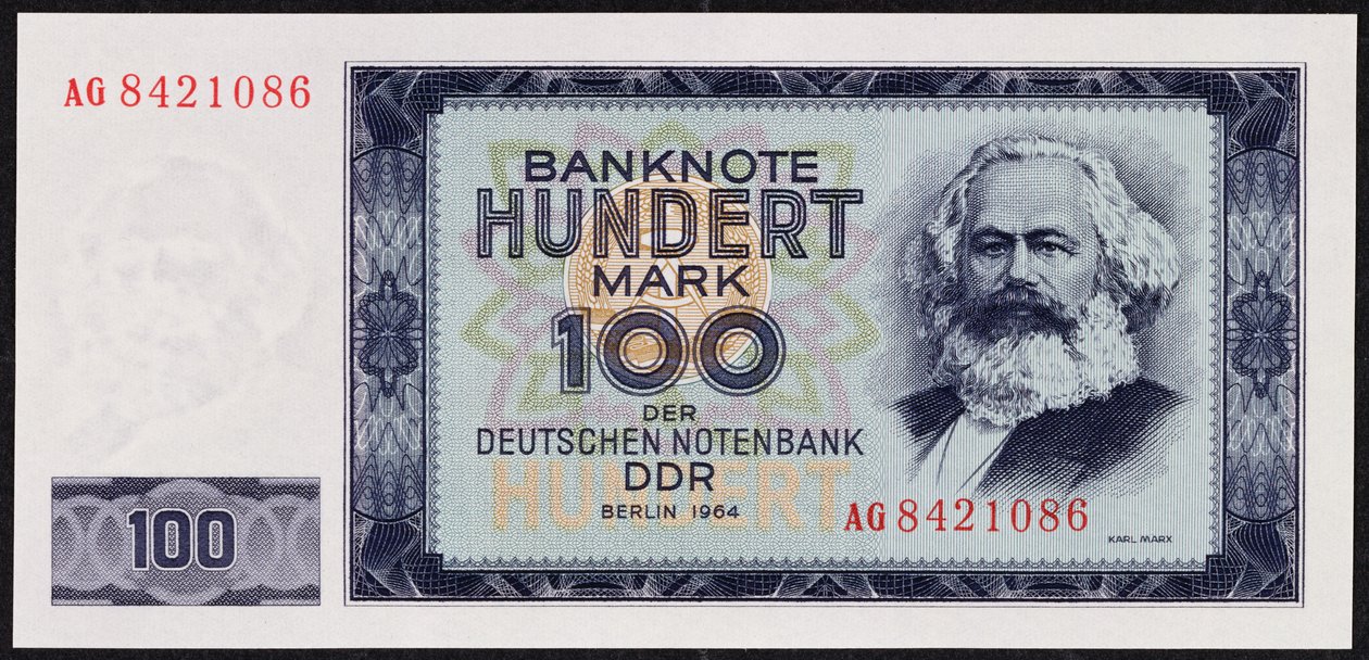 En hundrede mark seddel, 1964 af German School