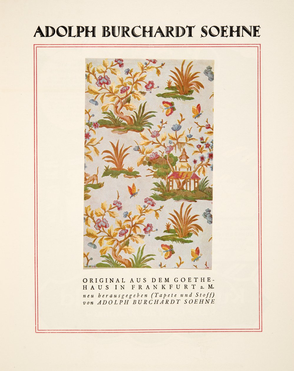 Annonce for Adolph Burchardt Soehne, fra Styl, pub.1922 (pochoir print) af German School