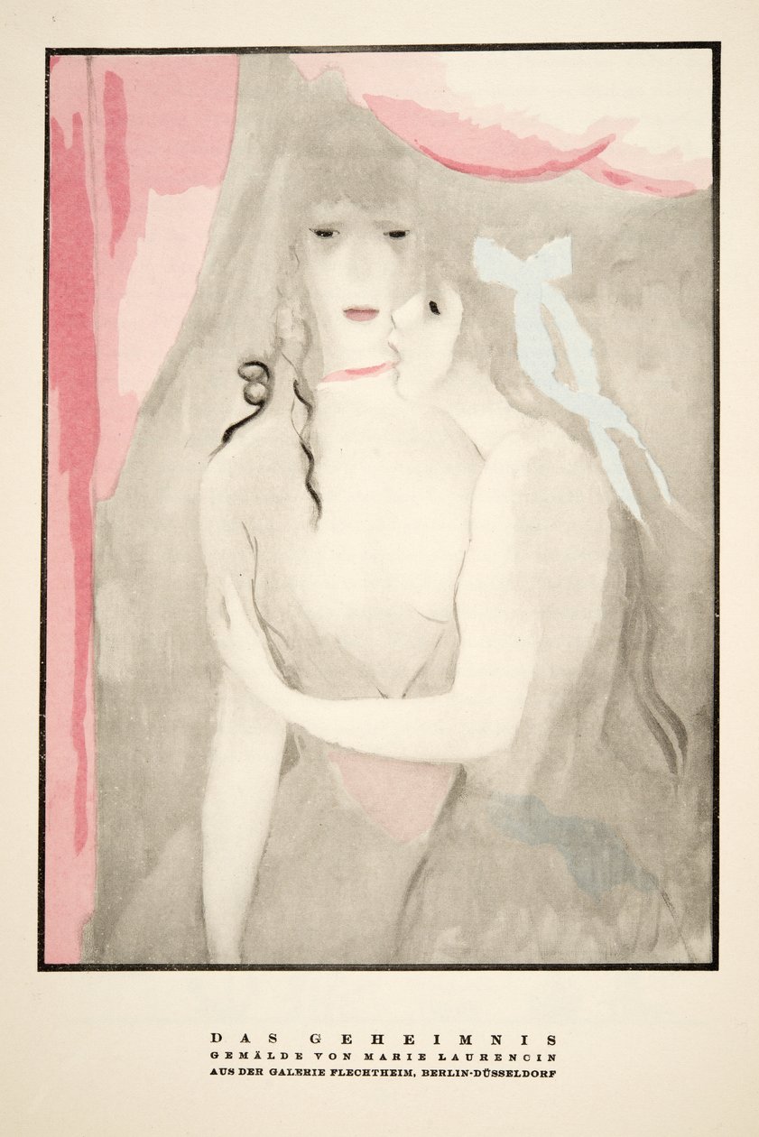 Annonce for Galerie Flechtheim, fra Styl, pub.1922 (pochoir print) af German School