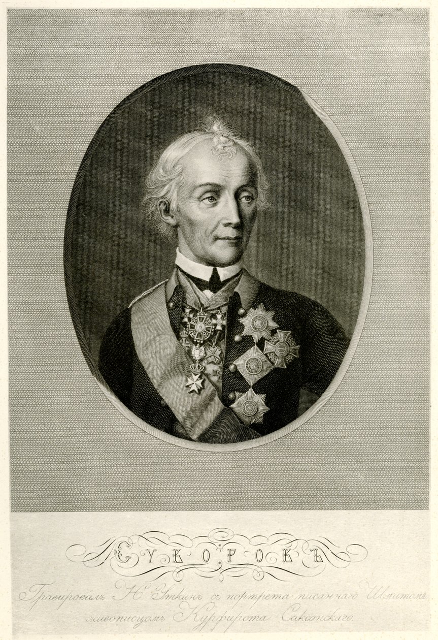 Alexei Vasilievich Graf Suvorov af German School