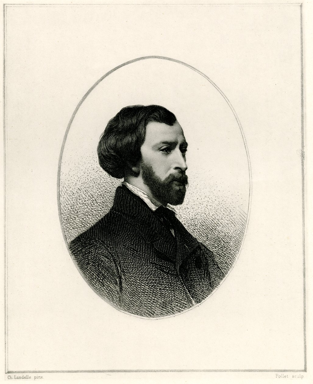 Alfred de Musset af German School