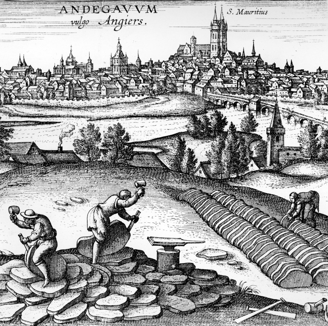 Angiers, 1598 af German School