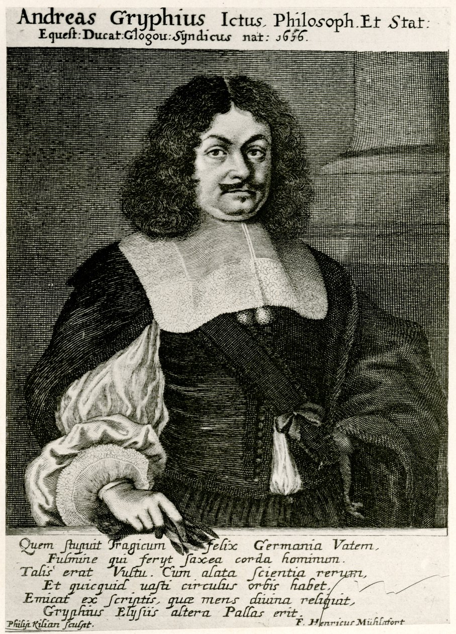 Andreas Gryphius af German School