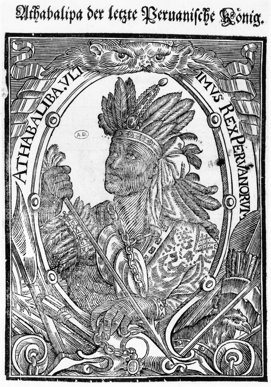 Atahualpa (ca. 1502-33) af German School