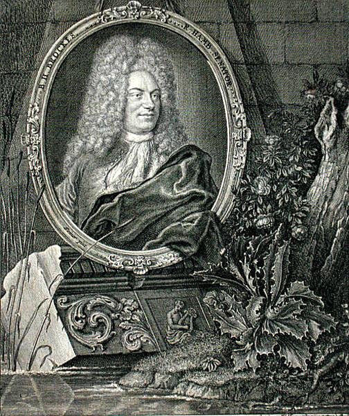 Barthold Heinrich Brockes (1680-1747) graveret af Wolffgang (stik) af German School