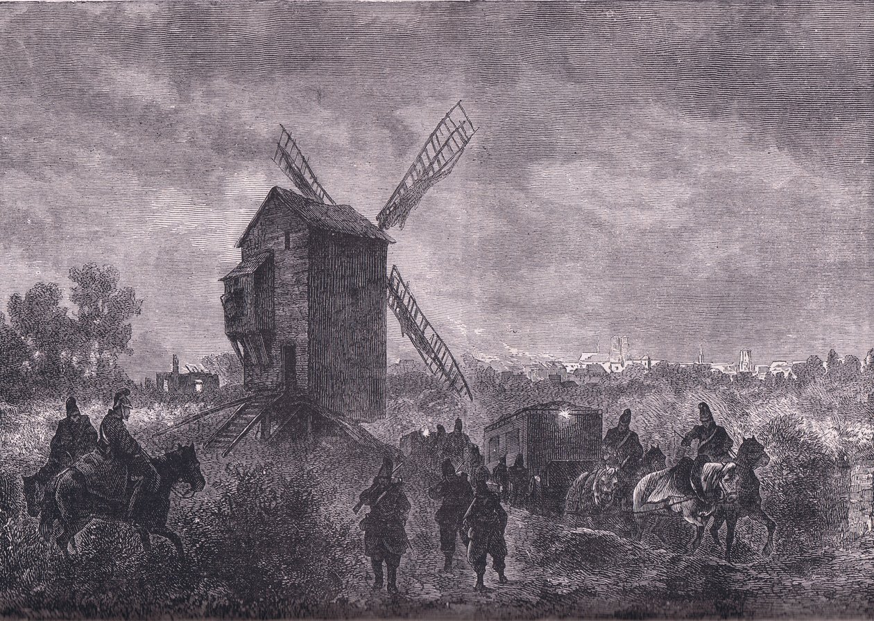 Før Orleans, Cassells historie om krigen mellem Frankrig og Tyskland udgivet af Cassell and Company Limited, ca. 1890 (litho) af German School