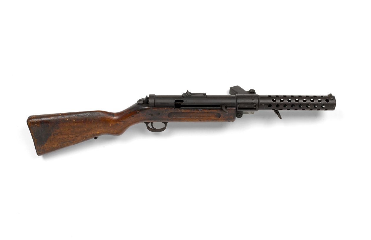 Bergmann 9 mm MP18-1 maskinpistol af German School