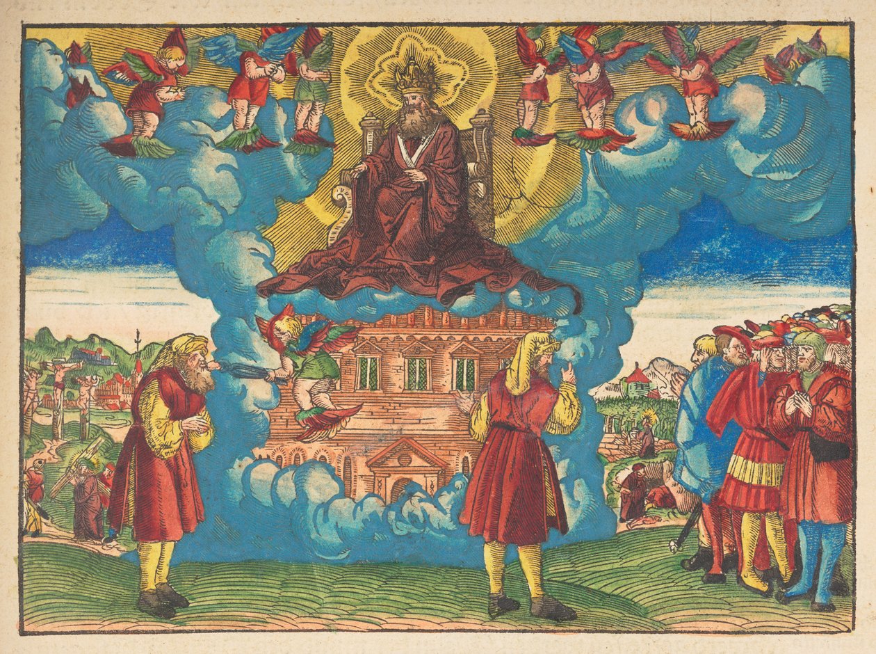 Biblia, altså hele den hellige skrift tysk. mart Luther af German School