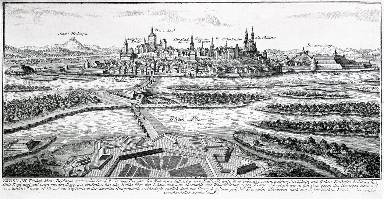 Breisach (ætsning) af German School