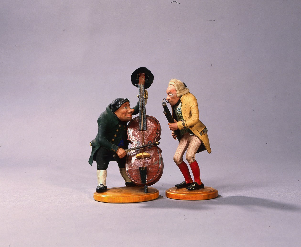 Karikaturfigurer af musikere, lavet i Nürnberg, 1836 (keramik) (se også 78087) af German School