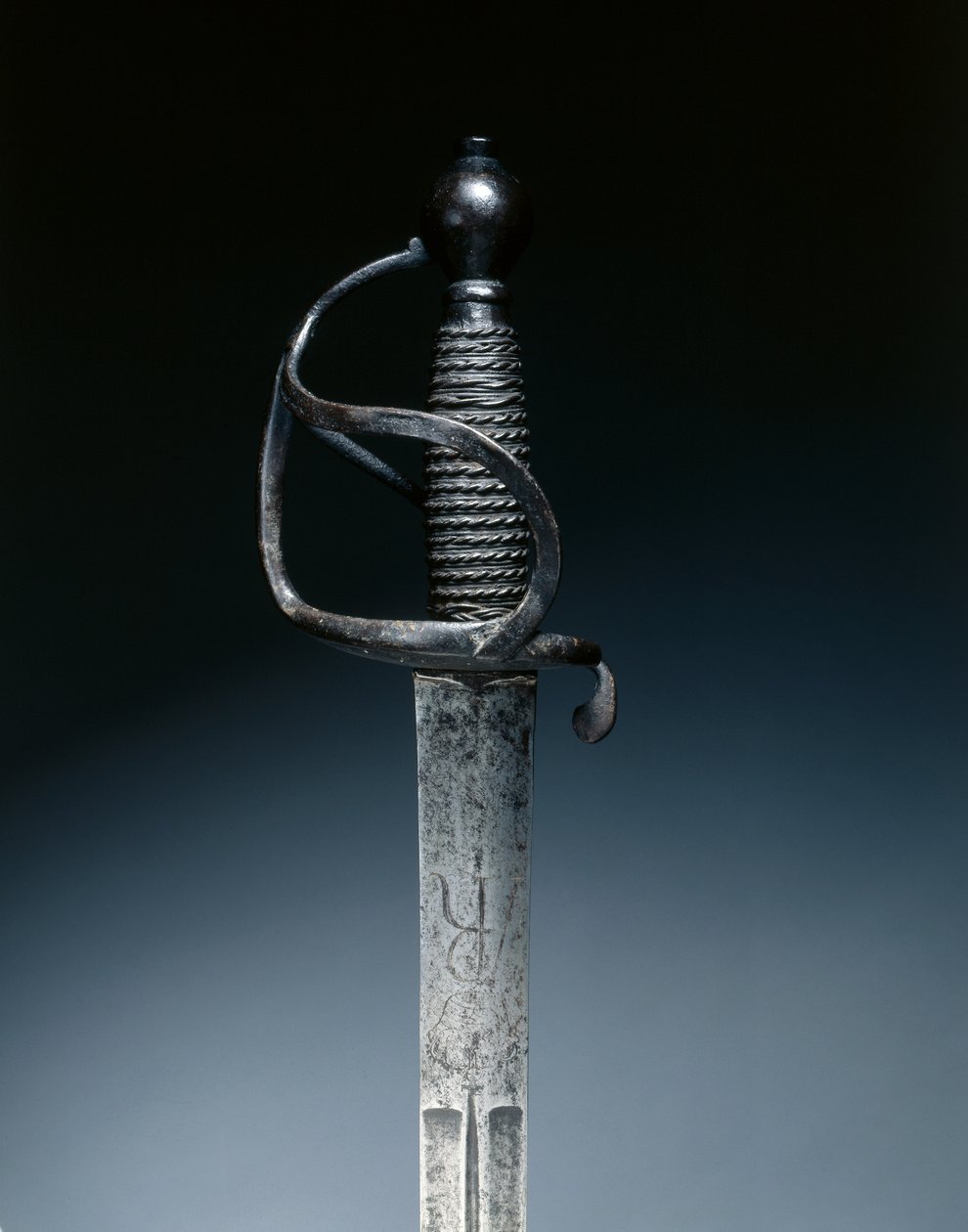 Cavalry Sword, ca. 1700-1730 (stål, trådgreb) af German School