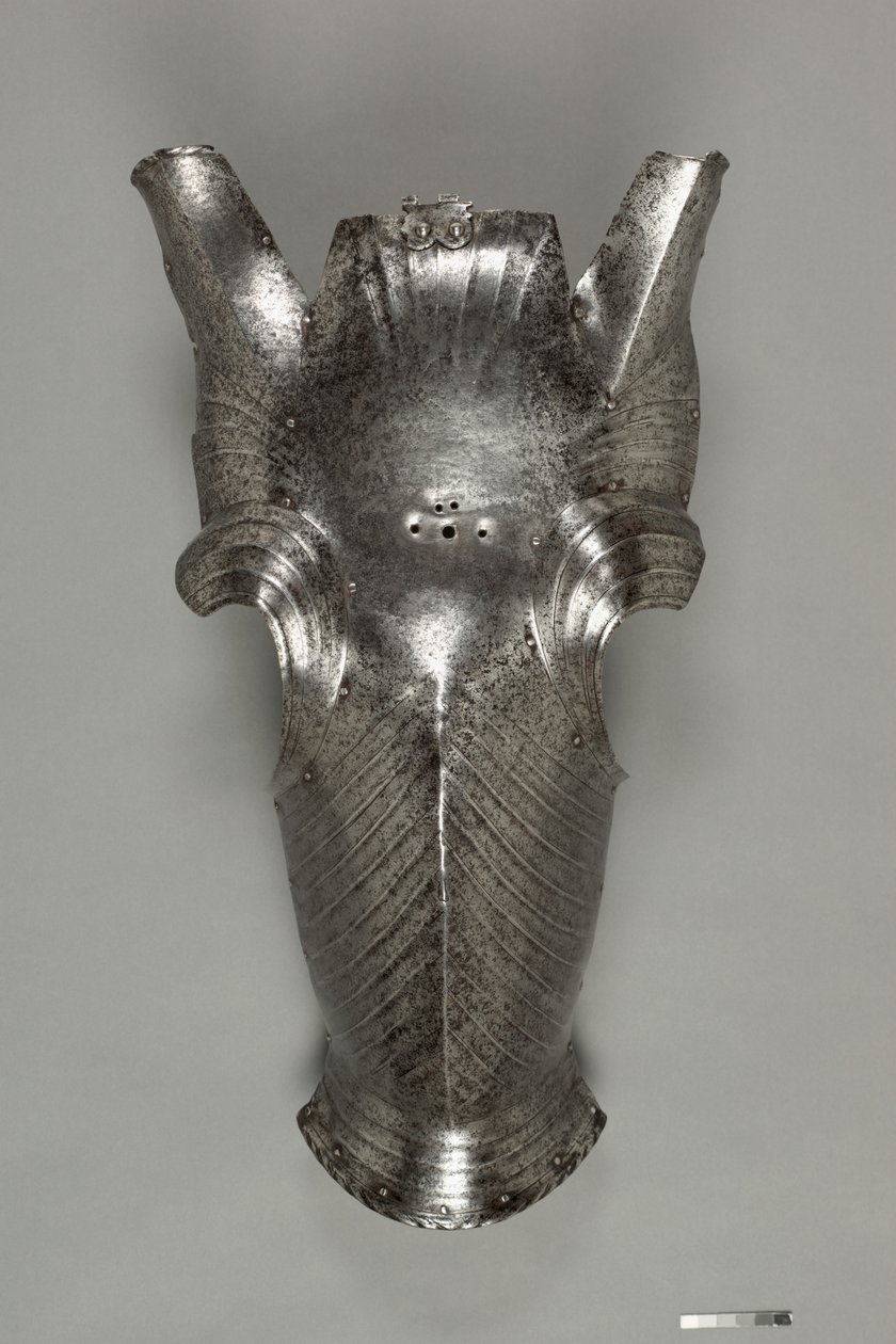 Chanfron i Maximilian stil, ca. 1510 (stål) af German School