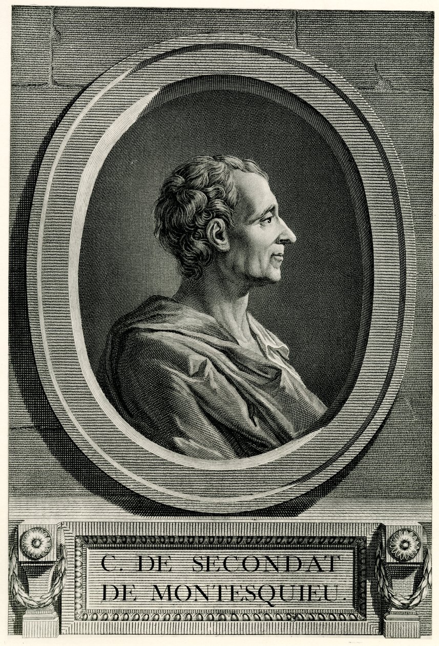 Montesquieus Charles de Secondat af German School