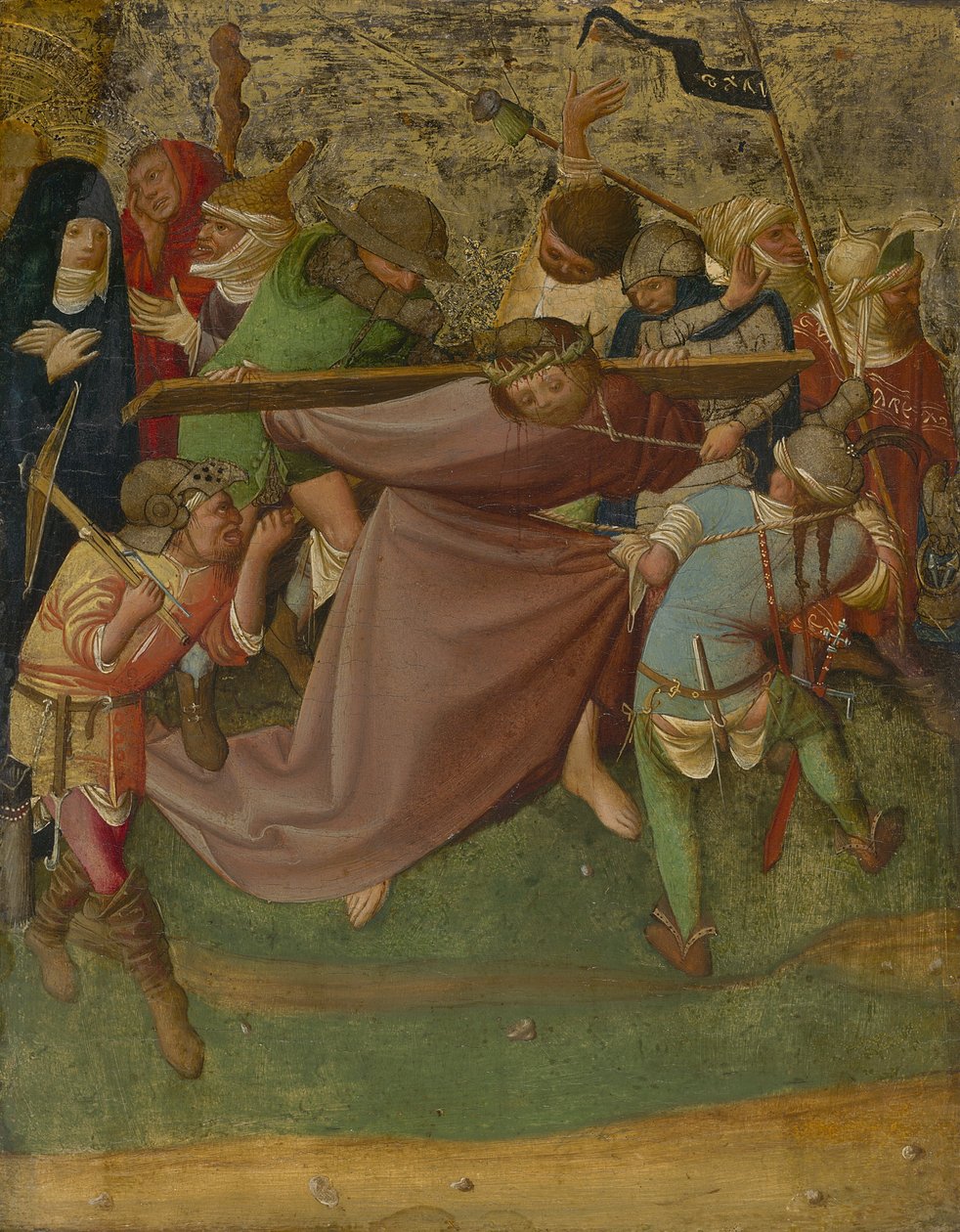 Kristus bærer korset, 1420-25 af German School