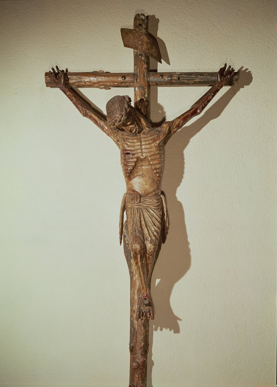 Kristus på korset, kaldet Le Devot Christ, 1307 (træ) af German School