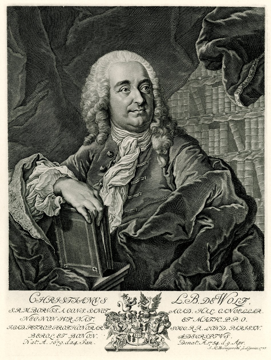 Christian Freiherr von Wolff af German School