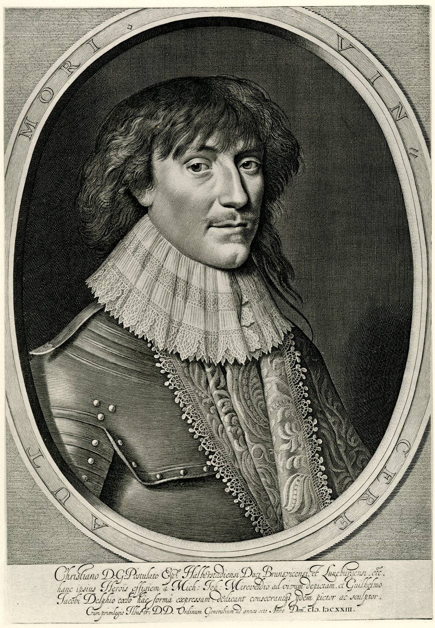Christian Duke of Brunswick af German School