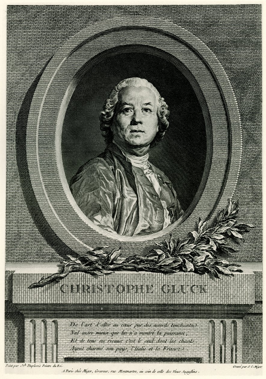 Christopher Willibald Gluck af German School