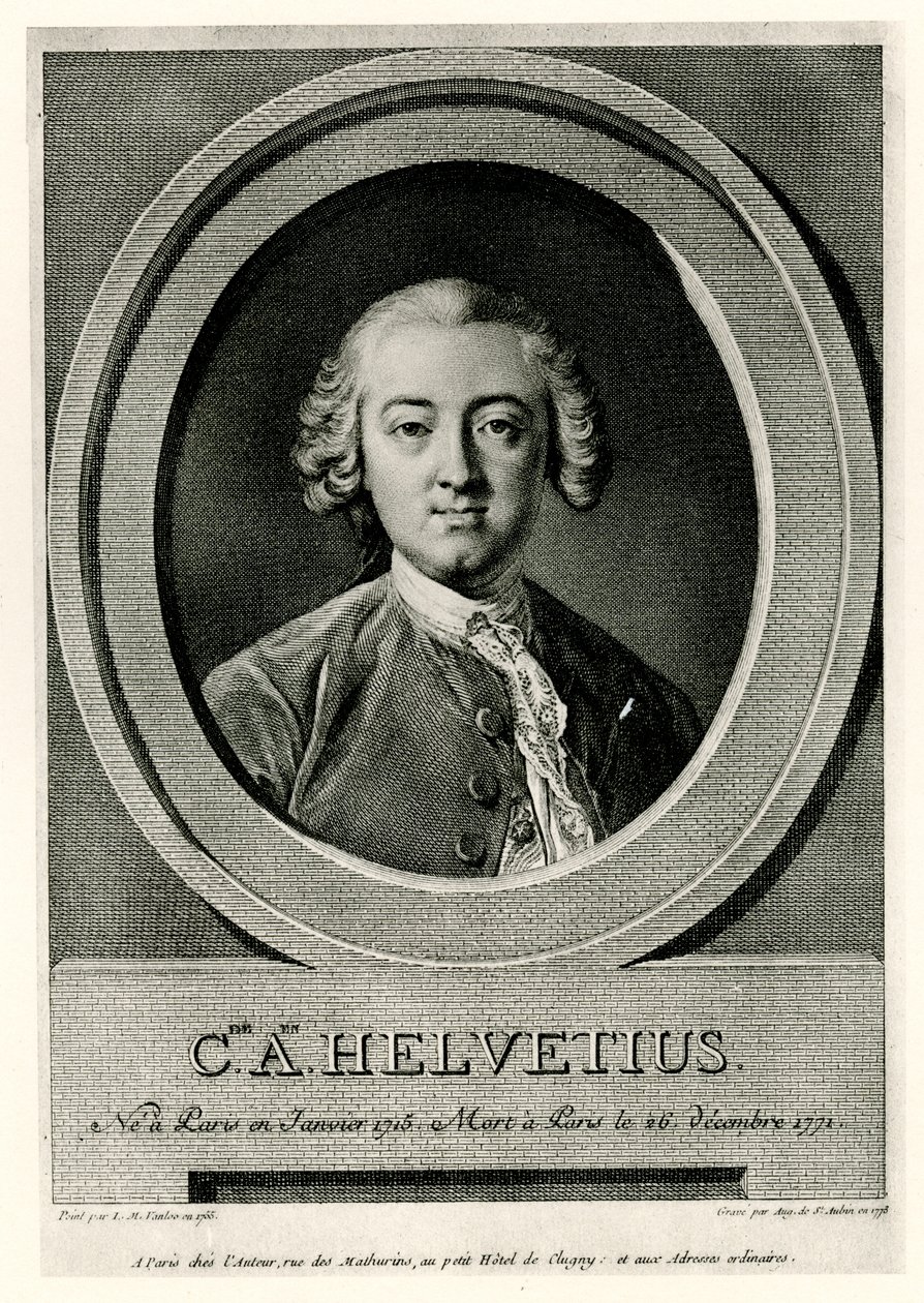 Claude Andrien Helvetius af German School