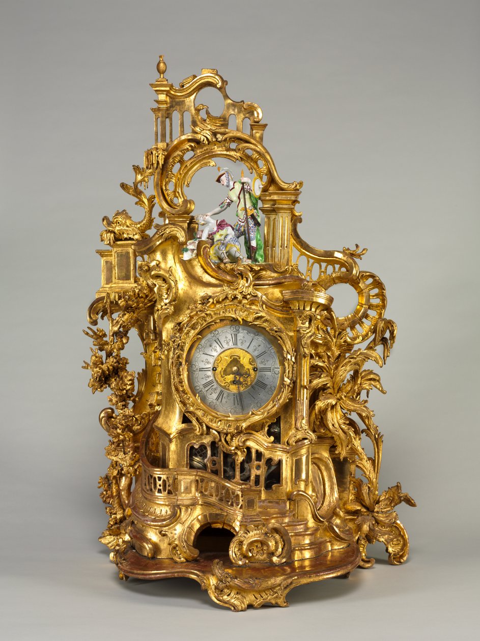 Clock, movement maker Baumgartinger, c.1750dani af German School