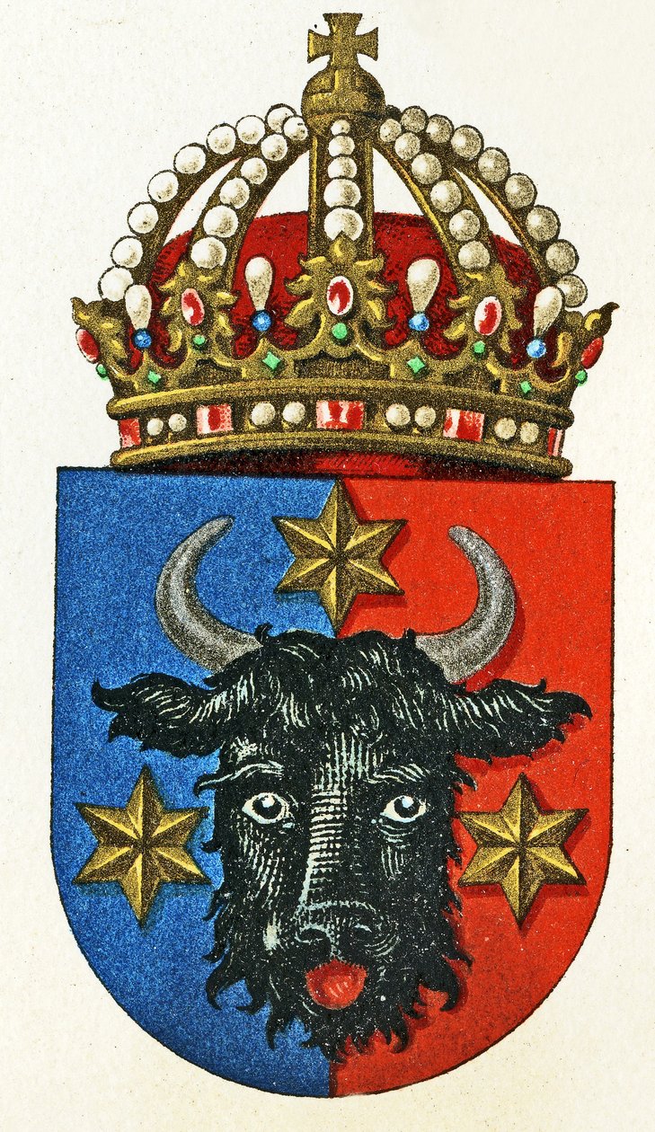 Bukovinas våbenskjold, ca. 1898 af German School