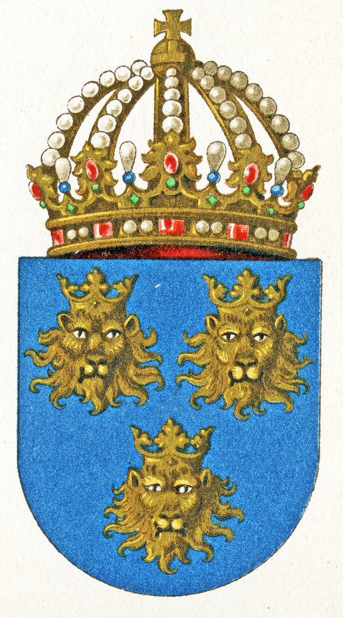 Dalmatiens våbenskjold, ca. 1898 af German School