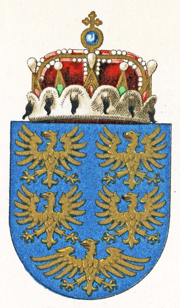 Nedre Østrigs våbenskjold, ca. 1898 af German School