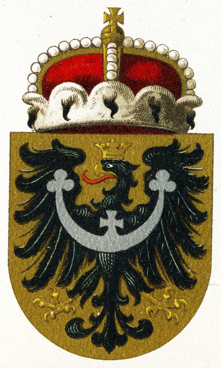 Schlesiens våbenskjold, ca. 1898 af German School