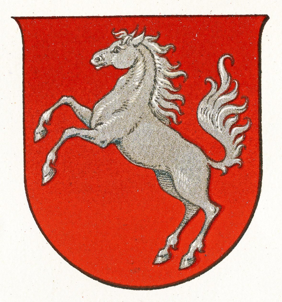 Westfalens våbenskjold, ca. 1898 af German School