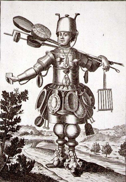 Kostume til en brazier, pub. af Gerard Valck (1651/2-1726) ca. 1690 (gravering) af German School