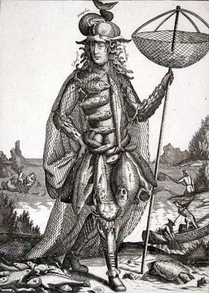 Kostume til en fisker, udgivet af Gerard Valck (1651-2-1726) ca. 1690 (stik) af German School
