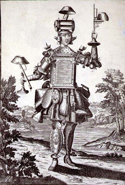 Kostume for en bliksmed, udgivet af Gerard Valck (1651/2-1726) ca. 1690 (stik) af German School