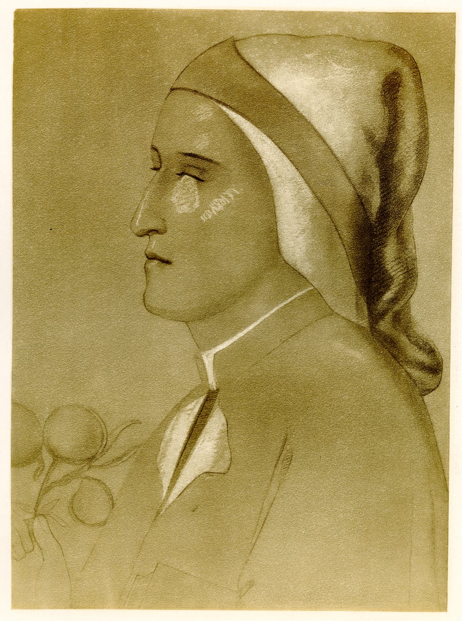 Dante Alighieri, 1884-90 (fototype) af German School