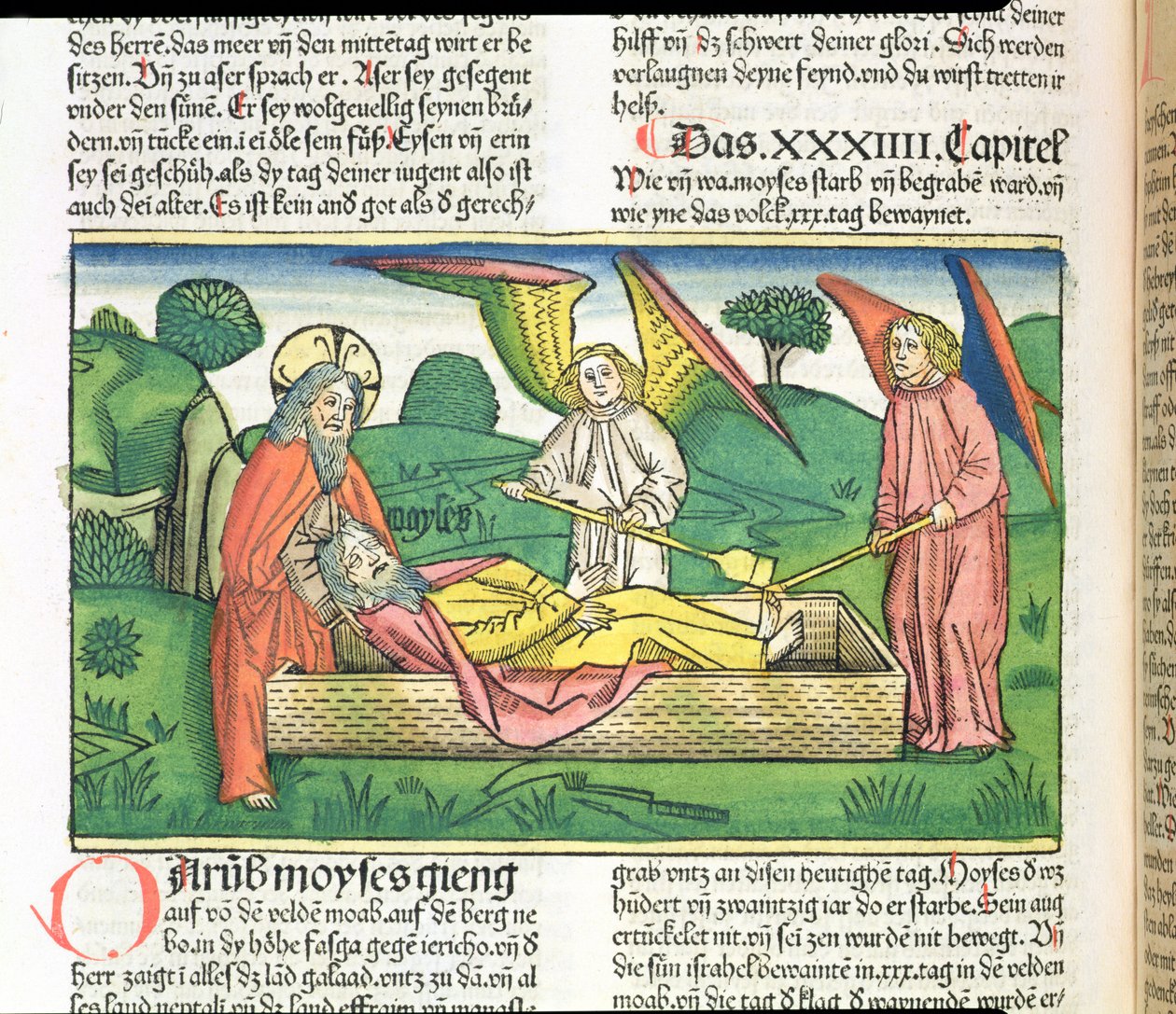 Femte Mosebog 34 Moses