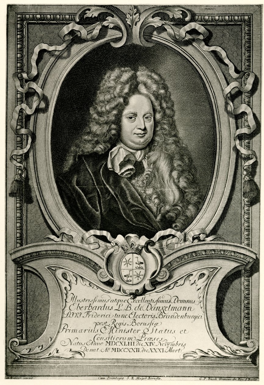 Eberhard Christoph Balthasar von Danckelmann af German School