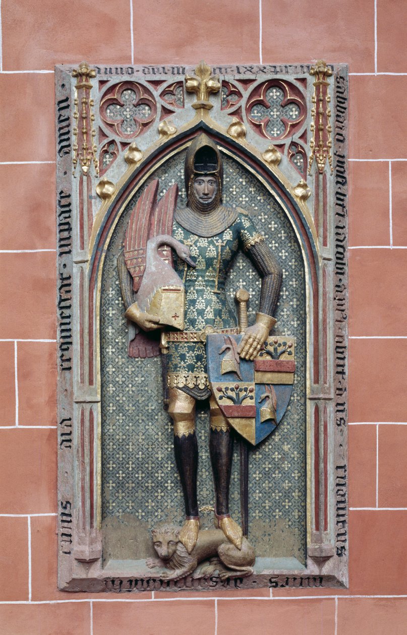 Billede af Rudolph von Sachsenhausen (polykrom sandsten) af German School