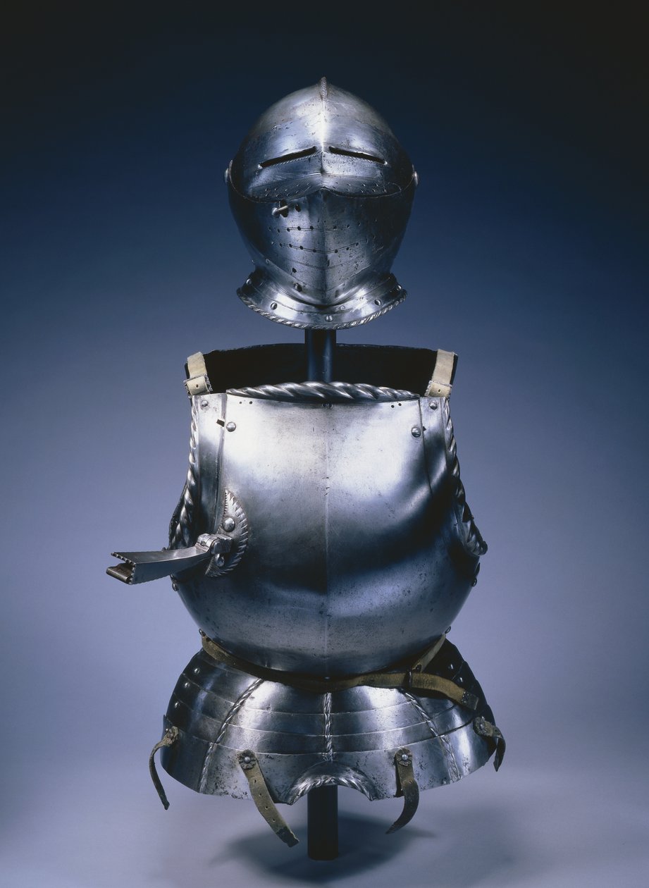 Elementer fra en delvis rustning, ca. 1510-1530 af German School