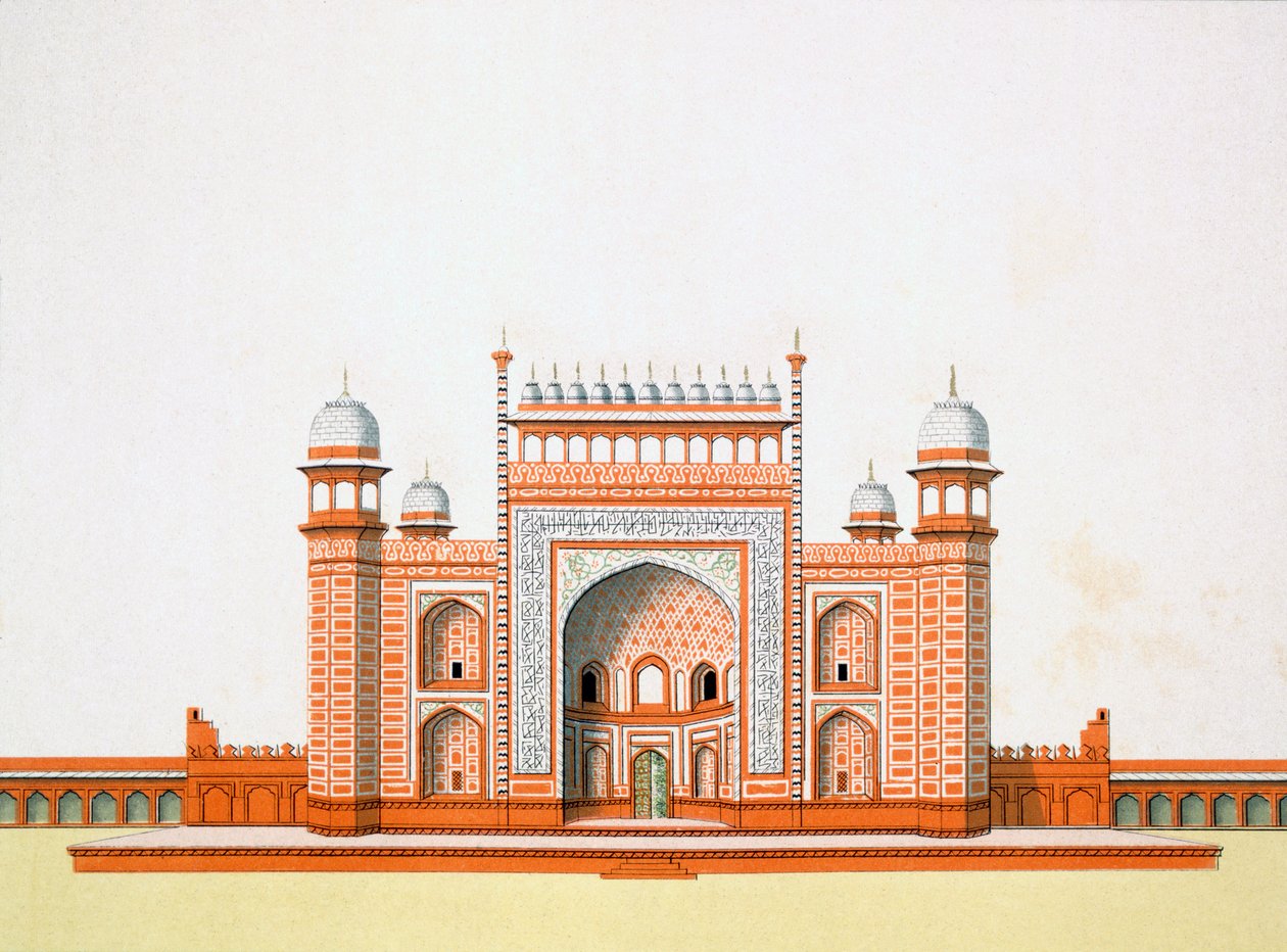 Indgang til Taj Mahal af German School