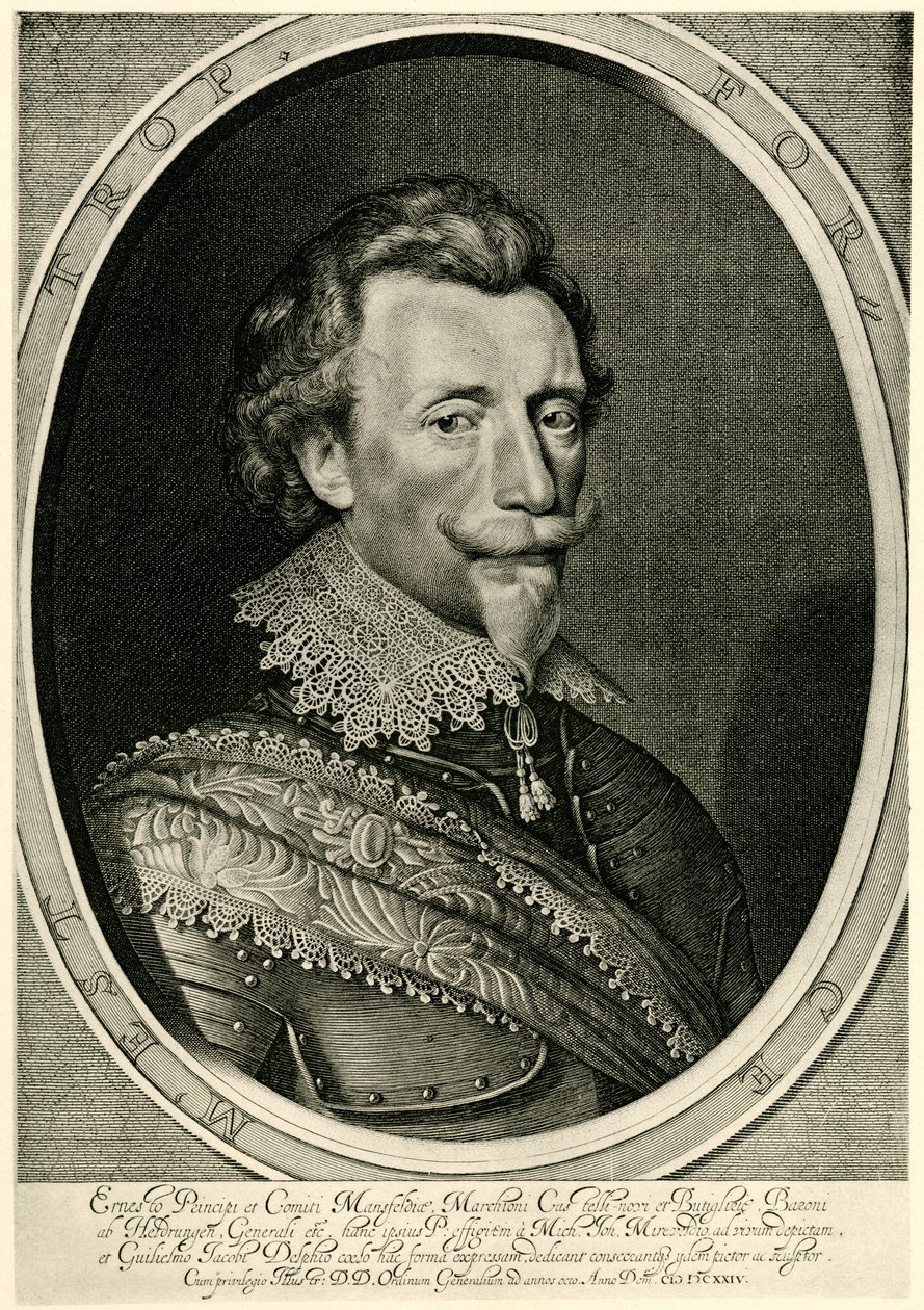 Ernst Graf von Mansfeld af German School