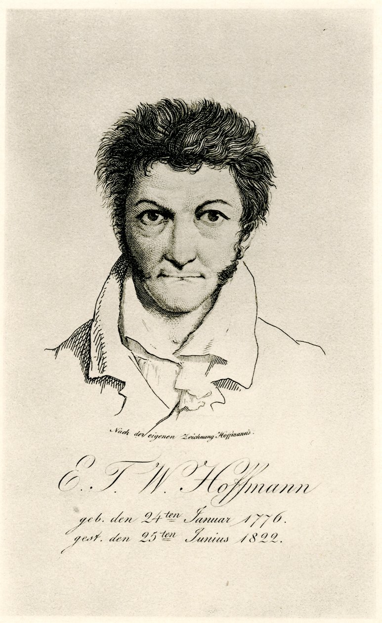 Ernst Theodor Amadeus Hoffmann (1776-1822) 1884-90 (fototype) af German School
