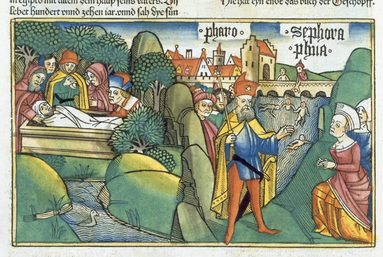 Anden Mosebog 18 1 15-22 Begravelsen af Josef og historien om de hebraiske jordemødre, fra 