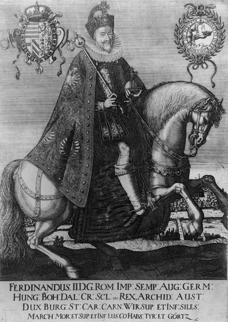 Ferdinand II (1578-1637), hellig romersk kejser af German School