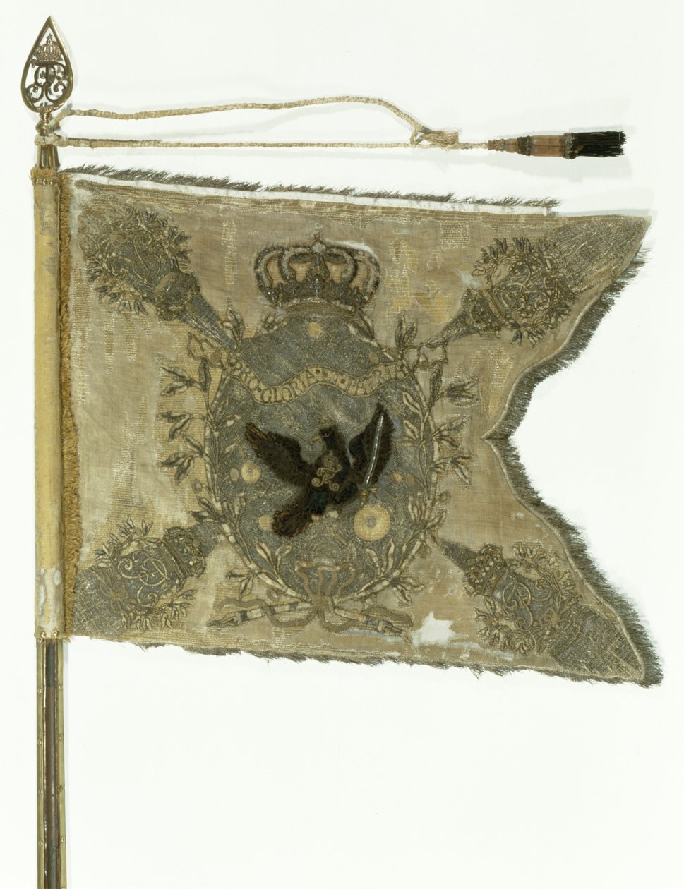 Flag for det preussiske infanteri under Frederik den Store (tekstil) af German School