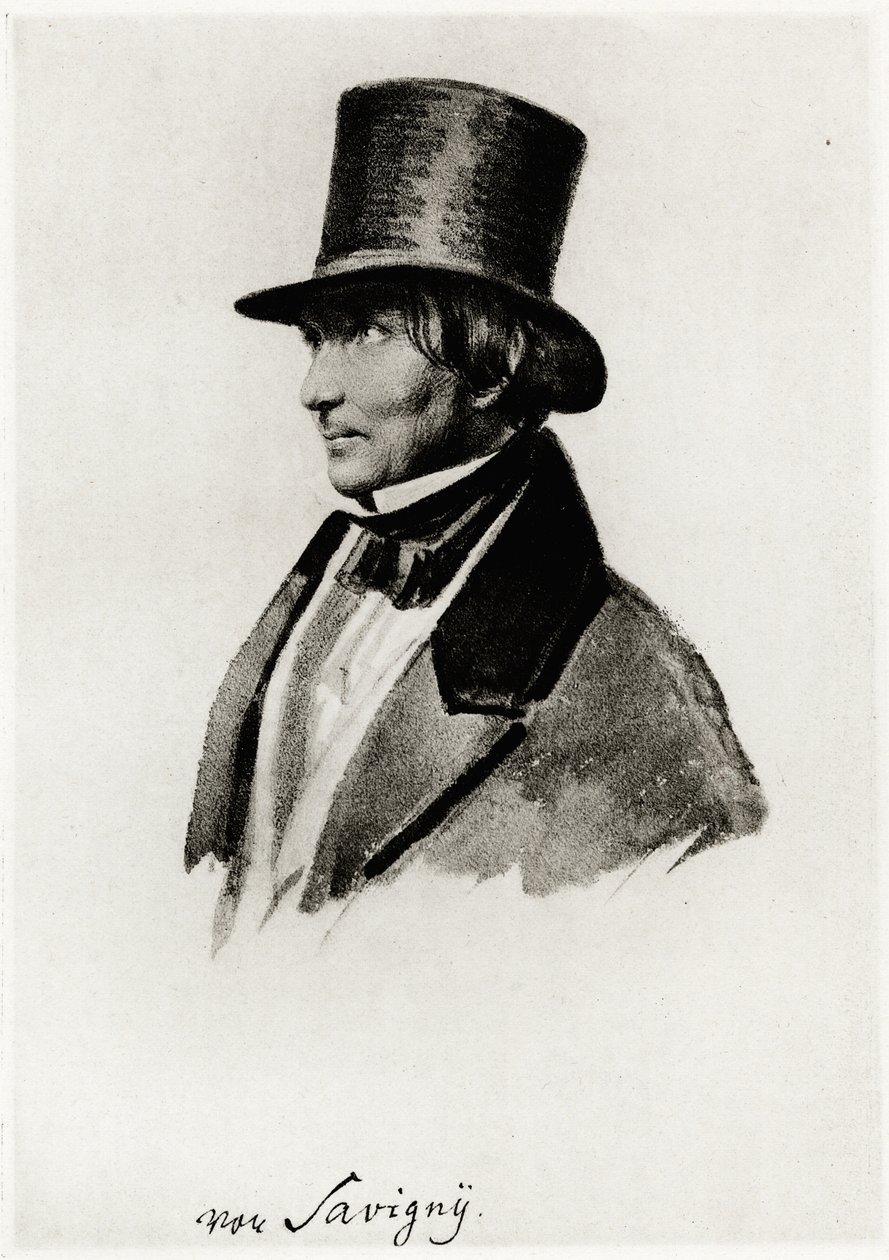 Friedrich Carl von Savigny, 1884-90 af German School