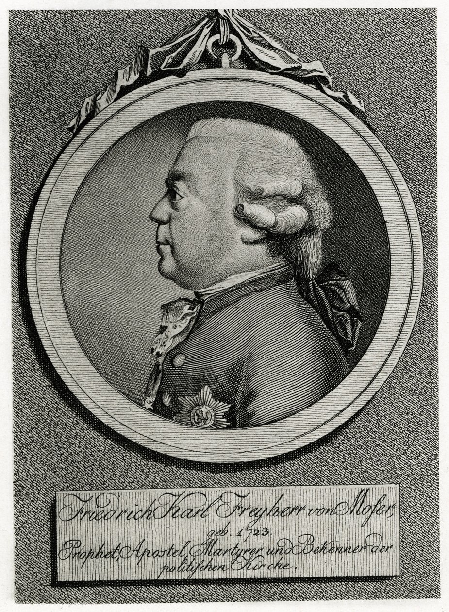 Friedrich Karl von Moser af German School